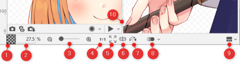 About the View Area | Editor Manual | Live2D Manuals & Tutorials