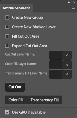 How to use the Material Separation Photoshop Plugin | Editor 